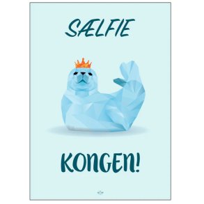 Citatplakat S�lfie-kongen A4