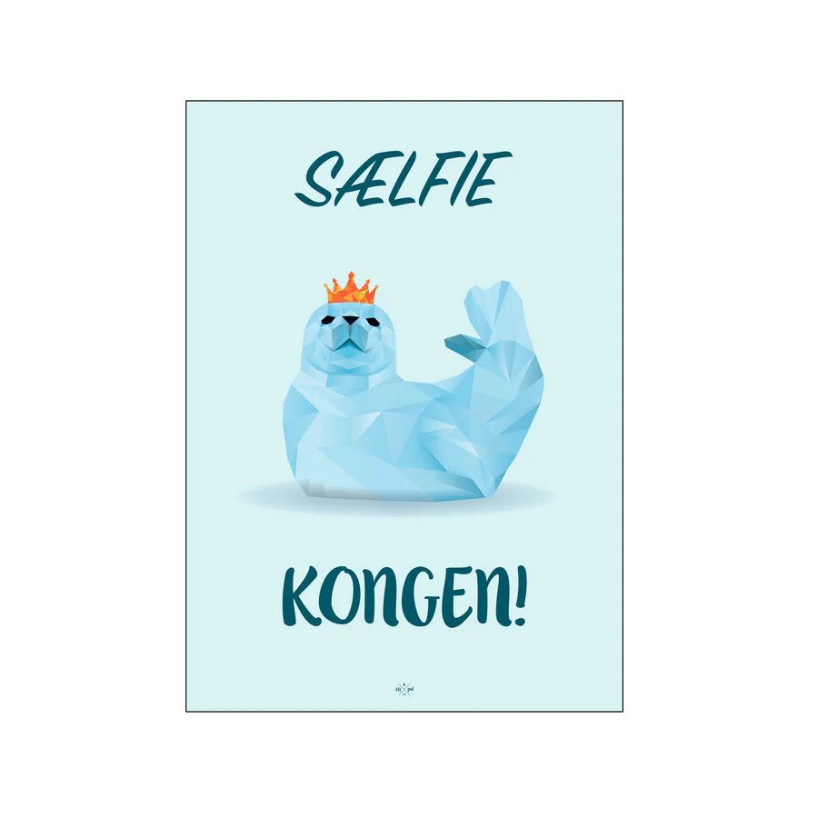 Citatplakat Slfie-kongen A3