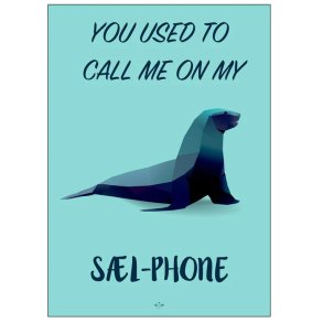 Citatplakat S�l-phone A3