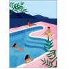 Poster & Frame Maja Tomljanovic Plakat Pool Ladies A3