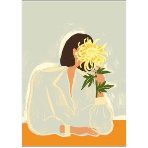 Poster & Frame Arty Guava The Crysanthemum A5