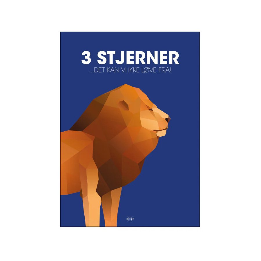Citatplakat 5 Stjerner - Det Kan Vi Ikke Lve Fra A3
