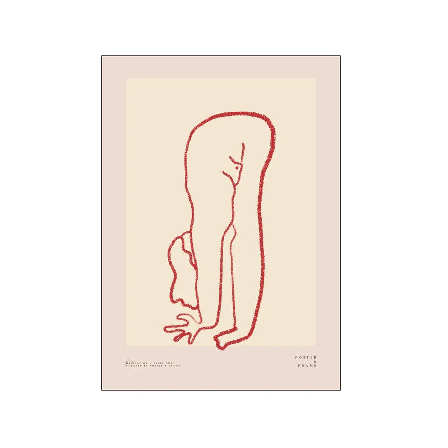 Poster & Frame Cille Due x Poster & Frame Poster Meditation 50x70 cm