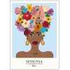 Poster & Frame Morais Artworks Poster Sethunya 50x70 cm, Blau