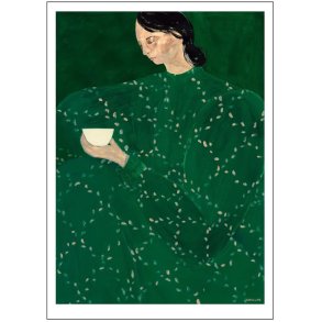 Poster & Frame The Poster Club x Sofia Lind Plakat Coffee Alone At Place De Clichy 50x70 cm