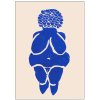 Poster & Frame Sissan Richardt Poster Goddess of Fertility 30x40 cm, Blau