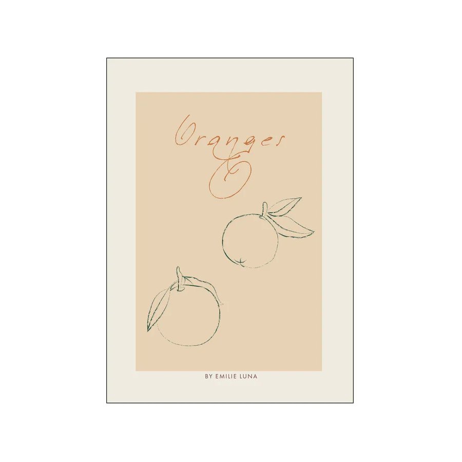 Poster & Frame Emilie Luna Poster Oranges 01 A3