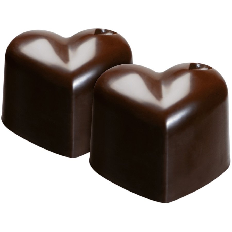 Silikomart Herzform fr 15er Set 2,5 cm, Braun