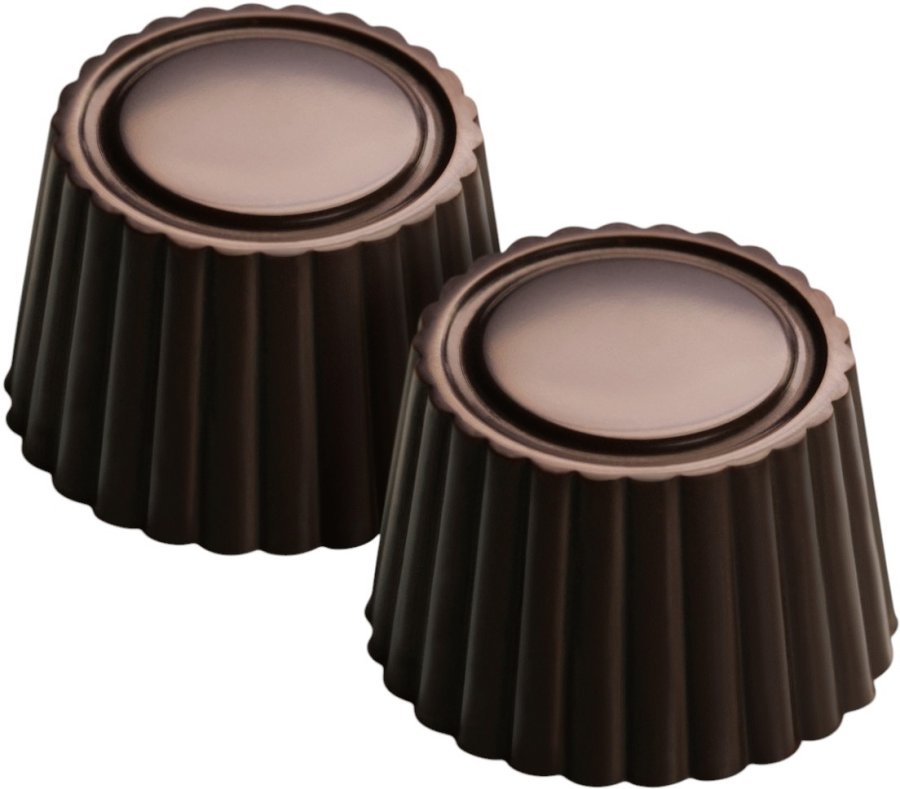 Silikomart Pralinenform fr 15er Set 3 cm, Braun