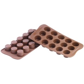Silikomart Pralinenform fr 15er Set 3 cm, Braun