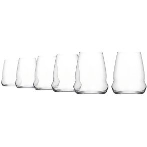 St&ouml;lzle Lausitz Cocoon Vandglas 6 stk. 44,7 cl, Klar