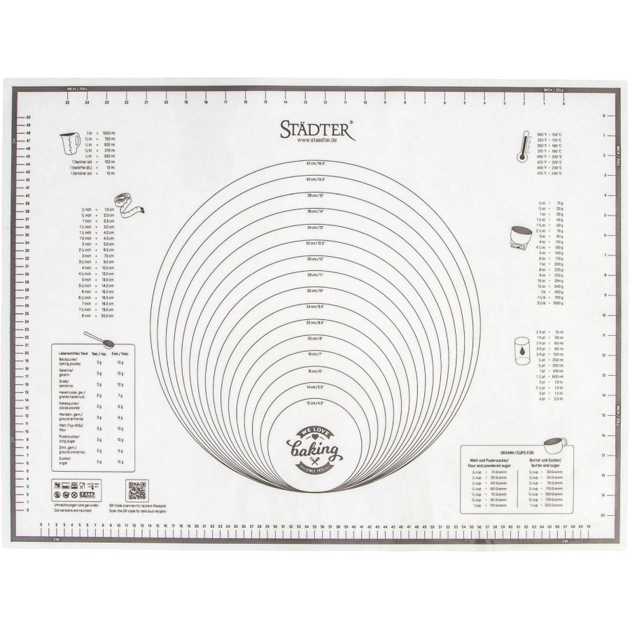 St�dter Backmatte 60x80 cm, Silikon
