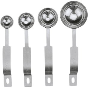 Stdter Messlffel 4er Set, Stahl