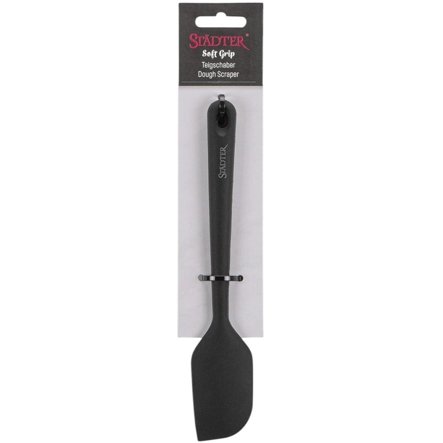 Stdter Teigschaber 22 cm, Schwarz