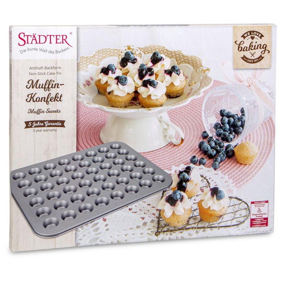 Städter Muffinplade t. 48 stk, Stl
