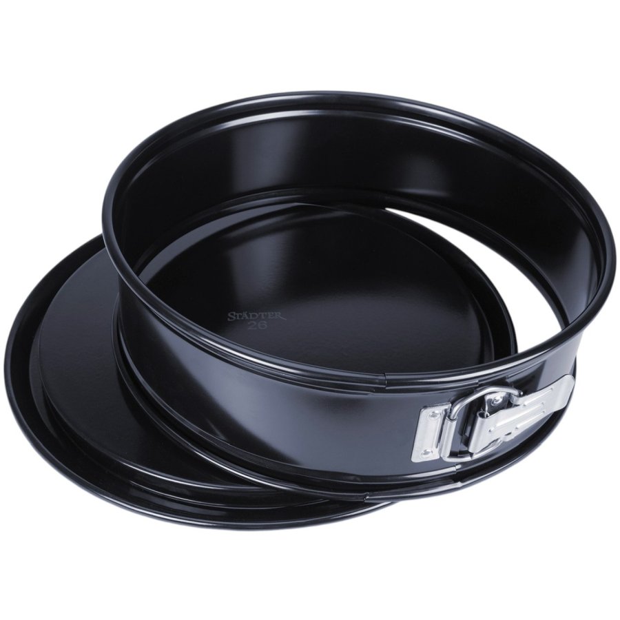 Städter Emaille Springform 26 cm, Sort