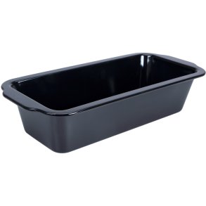 Stdter Emaille Brotform 30 cm, Schwarz