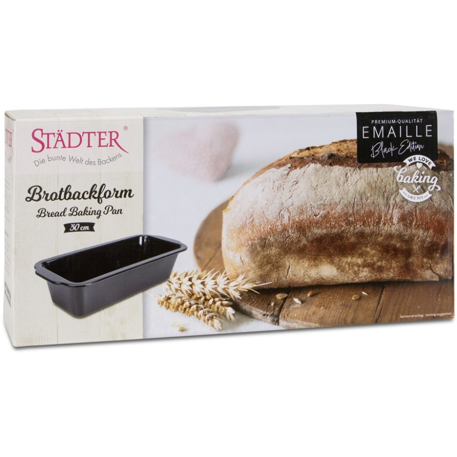 Städter Emaille Brdform 30 cm, Sort