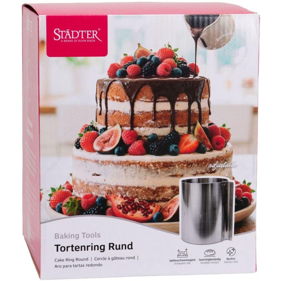 St&auml;dter Justerbar Kagering �30xH20 cm, Rustfri St�l