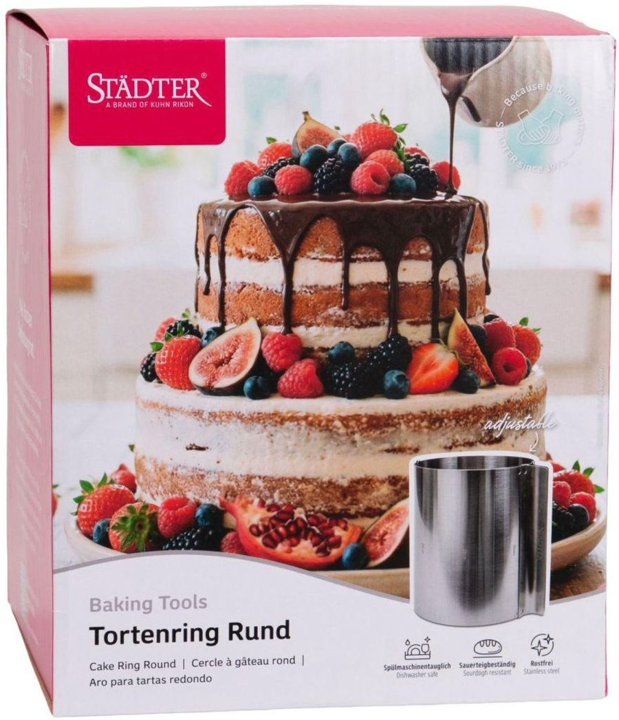 St&auml;dter Justerbar Kagering �30xH20 cm, Rustfri St�l