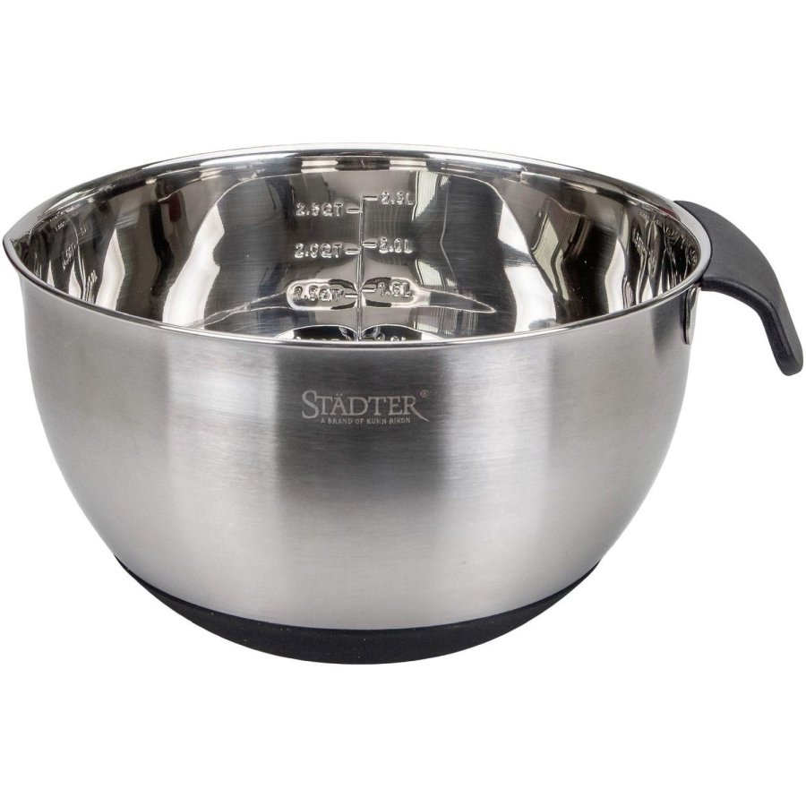 St�dter R�hrsch�ssel mit Griff 2,3 L, Edelstahl