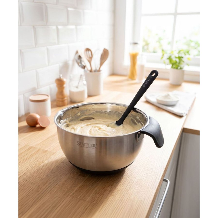 St�dter R�hrsch�ssel mit Griff 2,3 L, Edelstahl
