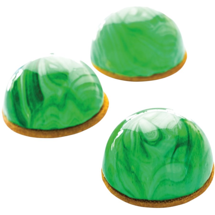 Silikomart Classic Halvkugleform 8 cm, Rd
