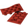 Silikomart Classic Mini Muffinform t. 11 stk. Ø5,1 cm, Rød