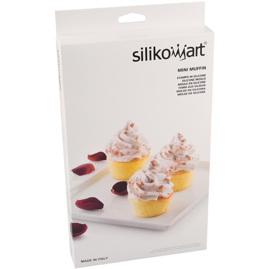 Silikomart Classic Mini Muffinform t. 11 stk. Ø5,1 cm, Rød