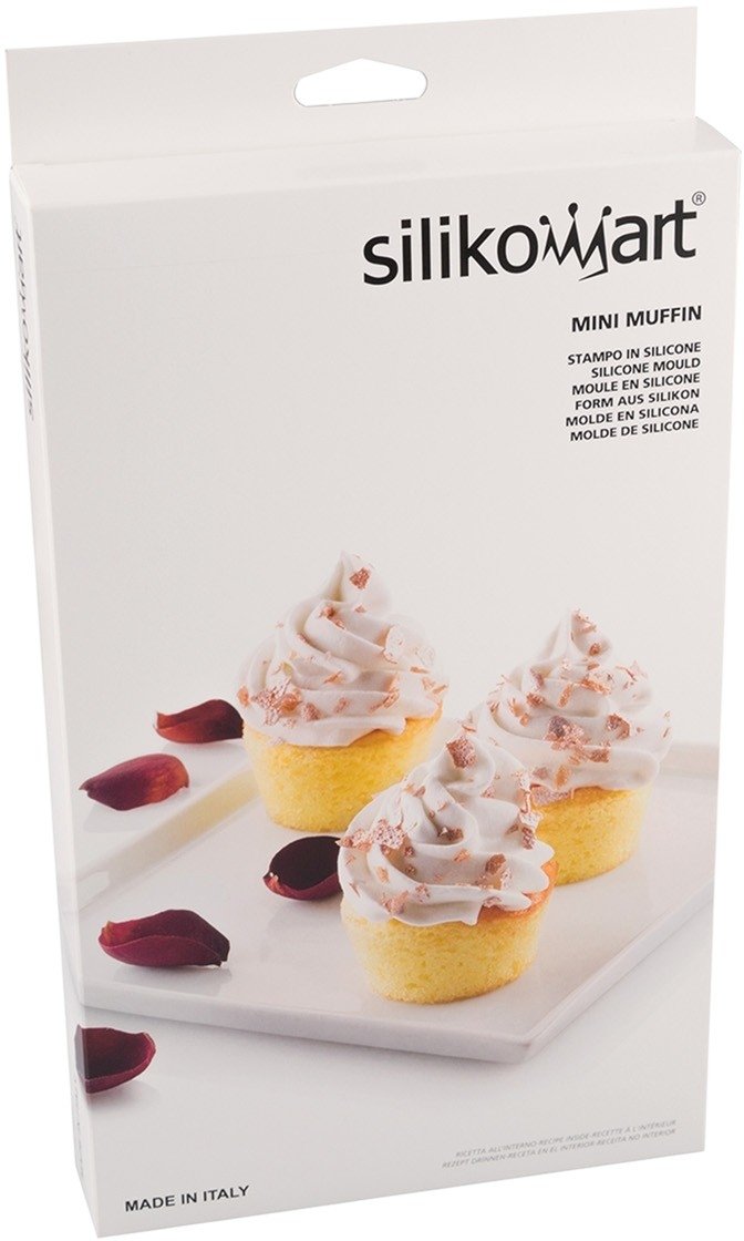Silikomart Classic Mini Muffinform t. 11 stk. Ø5,1 cm, Rød