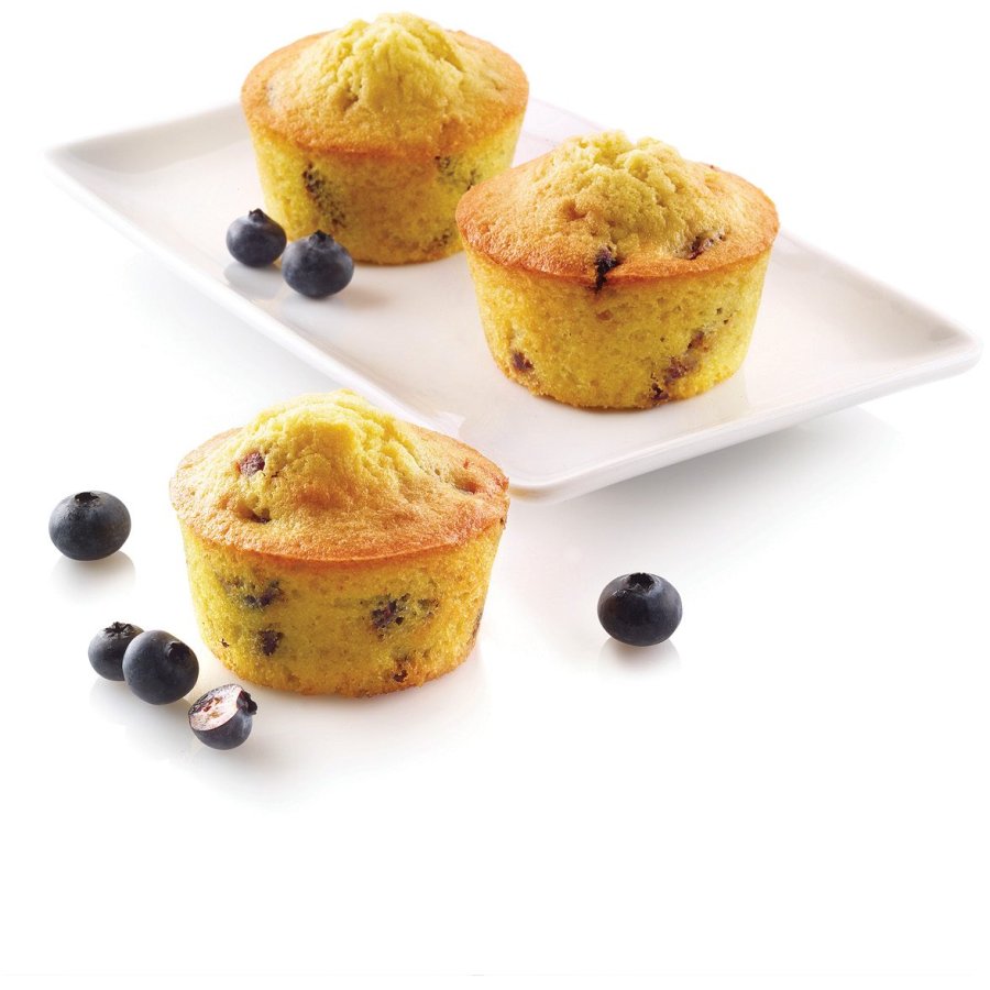 Silikomart Classic Muffinform til 6 stk. 6,9 cm, Rd
