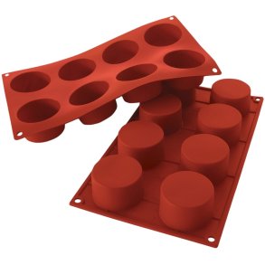Silikomart Classic Zylinderform 6 cm, Rot