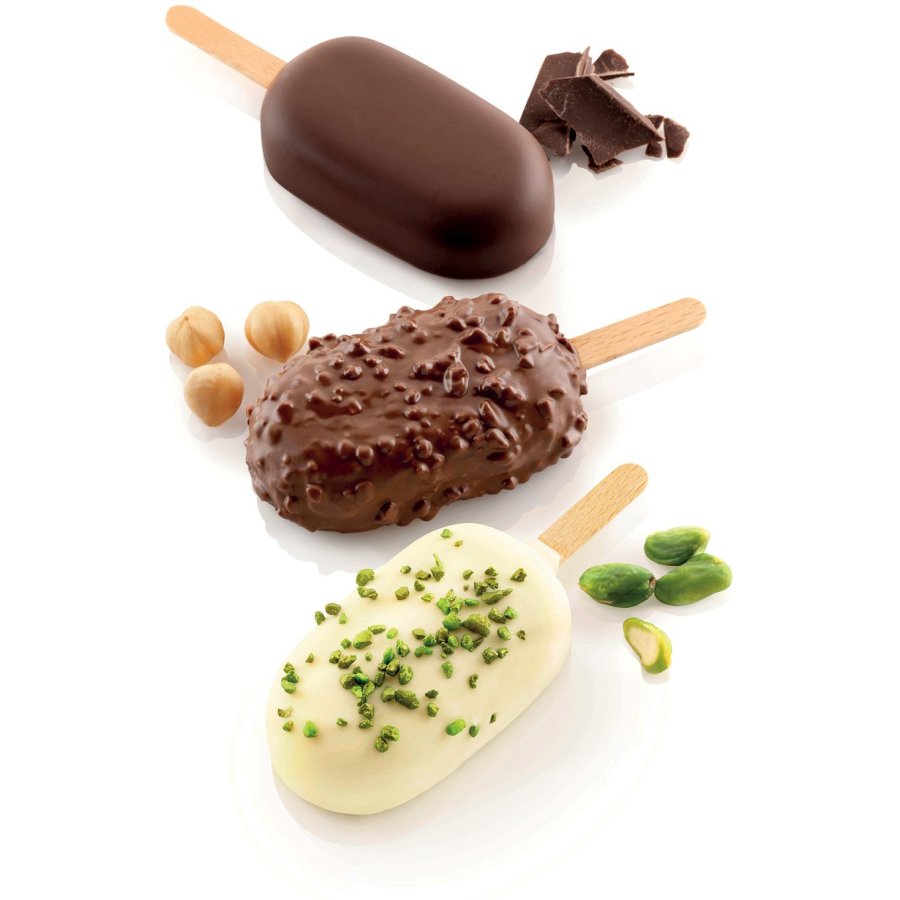 Silikomart EasyCream Mini Isform m. Ispinde, Brun