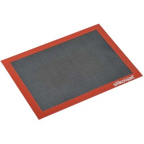 Silikomart Air Mat Backmatte 30x40 cm, Schwarz/Rot