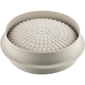 Silikomart 3D Honore-Formular 19 cm, Grau