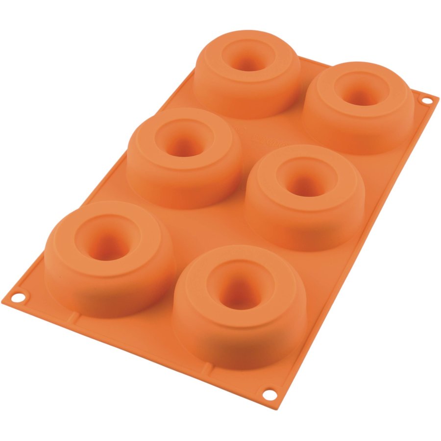 Silikomart Classic Donutform 7,5 cm, Rd