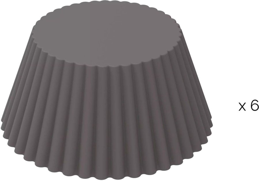 Silikomart Silfry Muffinform 6 stk, Silikone