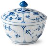 Royal Copenhagen Musselmalet Riflet Sukkerskl m. Lg