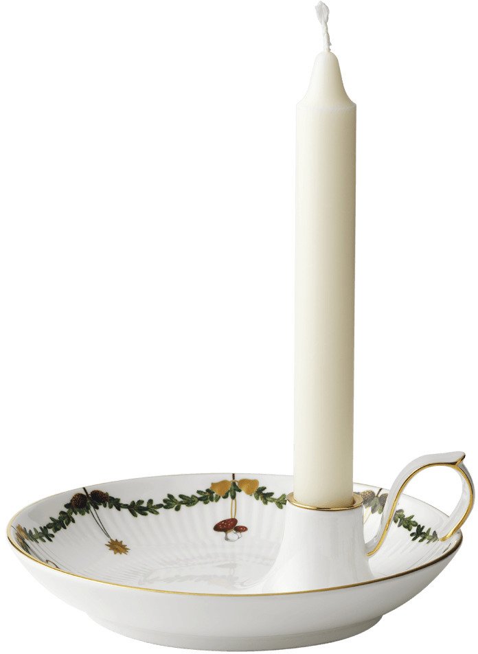 Royal Copenhagen Star Fluted Christmas Kerzenständer 17,4 cm