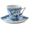 Royal Copenhagen Musselmalet Vollspitze Tasse mit Untertasse 14 cl