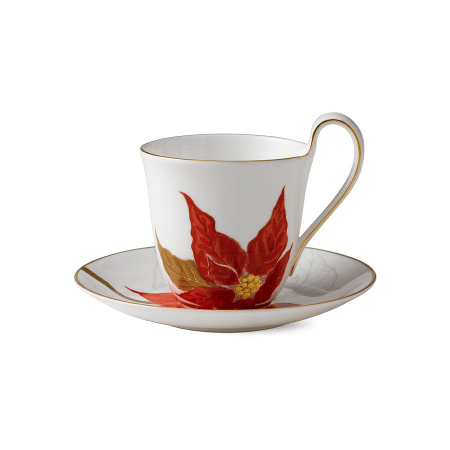 Royal Copenhagen Flora Højhankskop m. Underkop 27 cl, Julestjerne