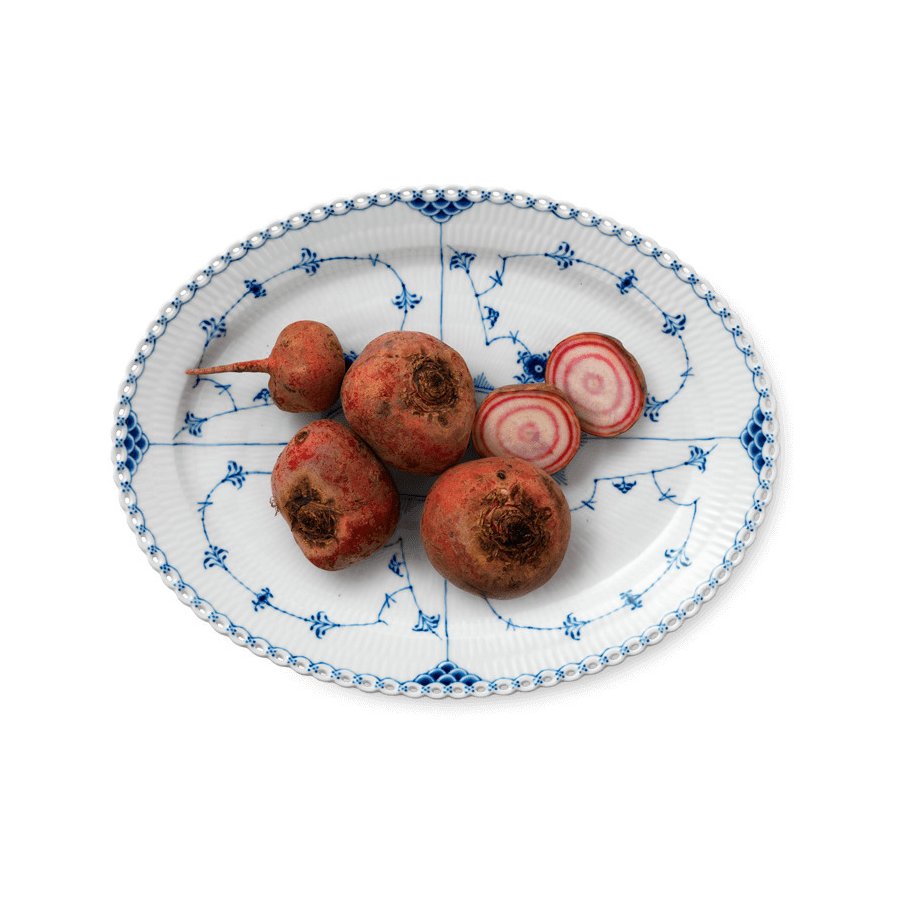 Royal Copenhagen Musselmalet Helblonde Fad 36,5 cm
