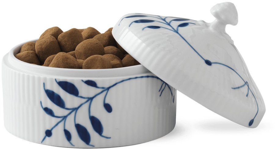 Royal Copenhagen Bonbonniére 54cl, Bl Mega Riflet