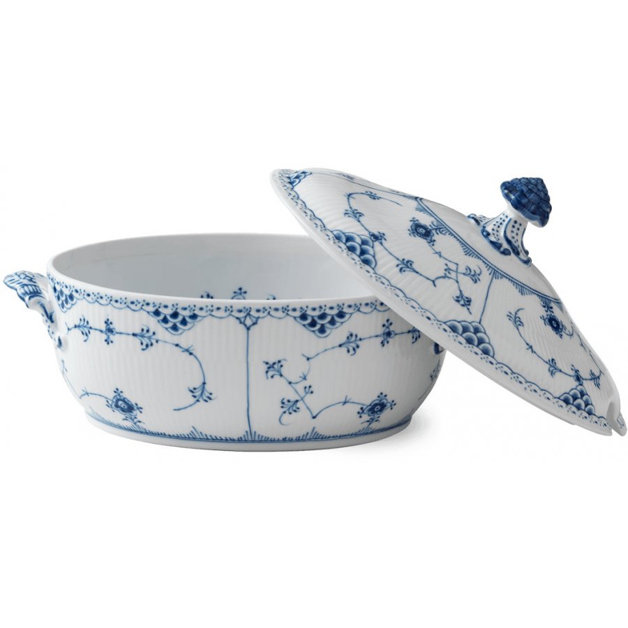 Royal Copenhagen Musselmalet Halvblonde Terrin 2 L