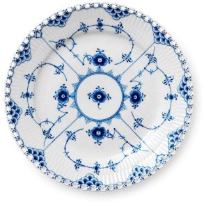 Royal Copenhagen Musselmalet Helblonde Tallerken 19 cm