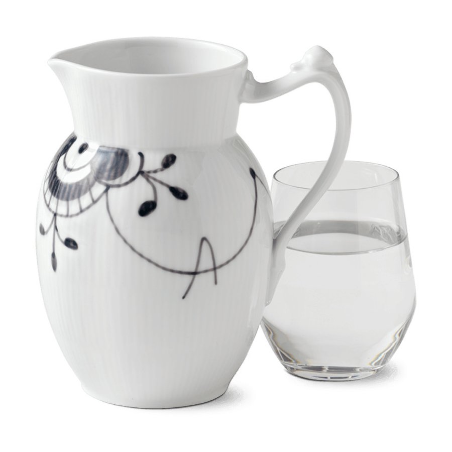 Royal Copenhagen Sort Mega Riflet Kande 0,9L
