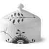 Royal Copenhagen Bonbonniére 54cl, Sort Mega Riflet