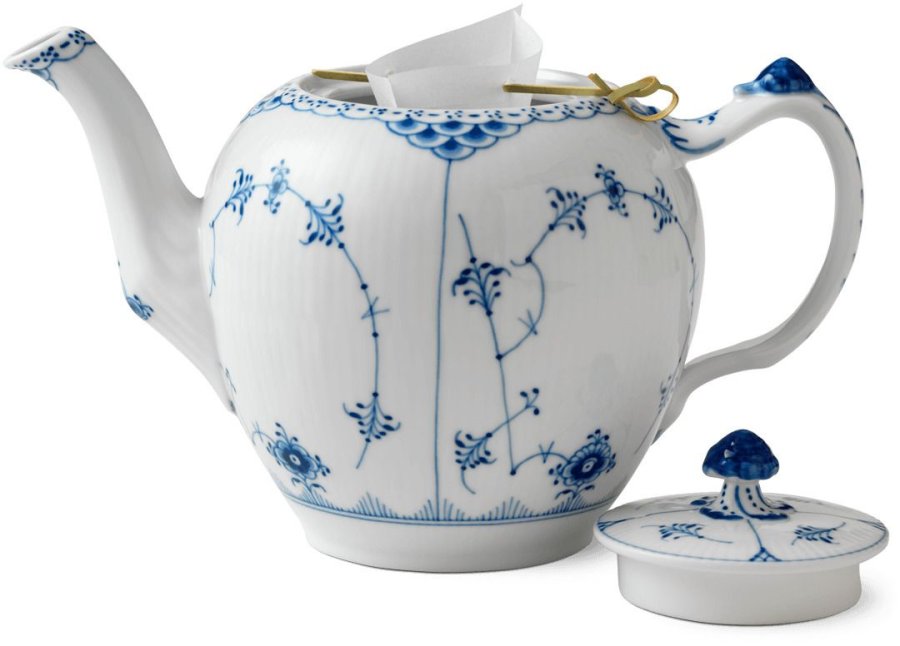 Royal Copenhagen Musselmalet Halvblonde Tekande