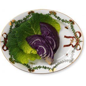 Royal Copenhagen Stjerne Riflet Jul Fad 37 cm