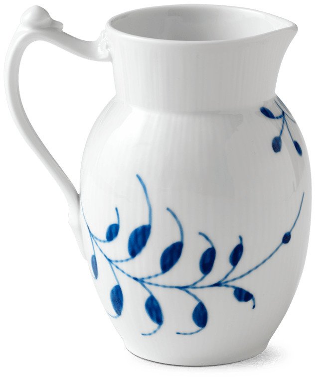 Royal Copenhagen Mega Blau Gerippt Kanne 0,9 L